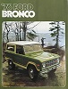 76 Bronco Sales Brochure