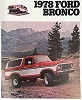 78 Bronco Sales Brochure