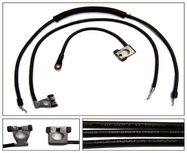 Mustang Battery Cables 1967 Marti Auto Works