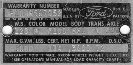 Ford pickup warenty #4